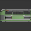 Portable Electronic Device With Gray Green Design Buttons And Connection Ports