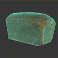 Freshly Baked Red Bread Loaf With Artisanal Texture And Smooth Surface