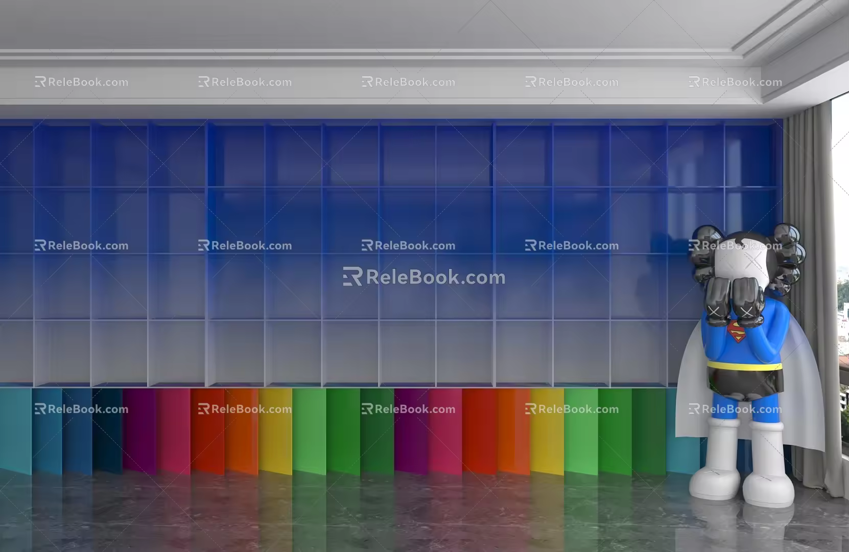 Showcase Shelf 3d model