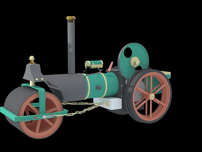 steam engine locomotive 3d model