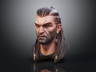 modern game character male character male character 3d model