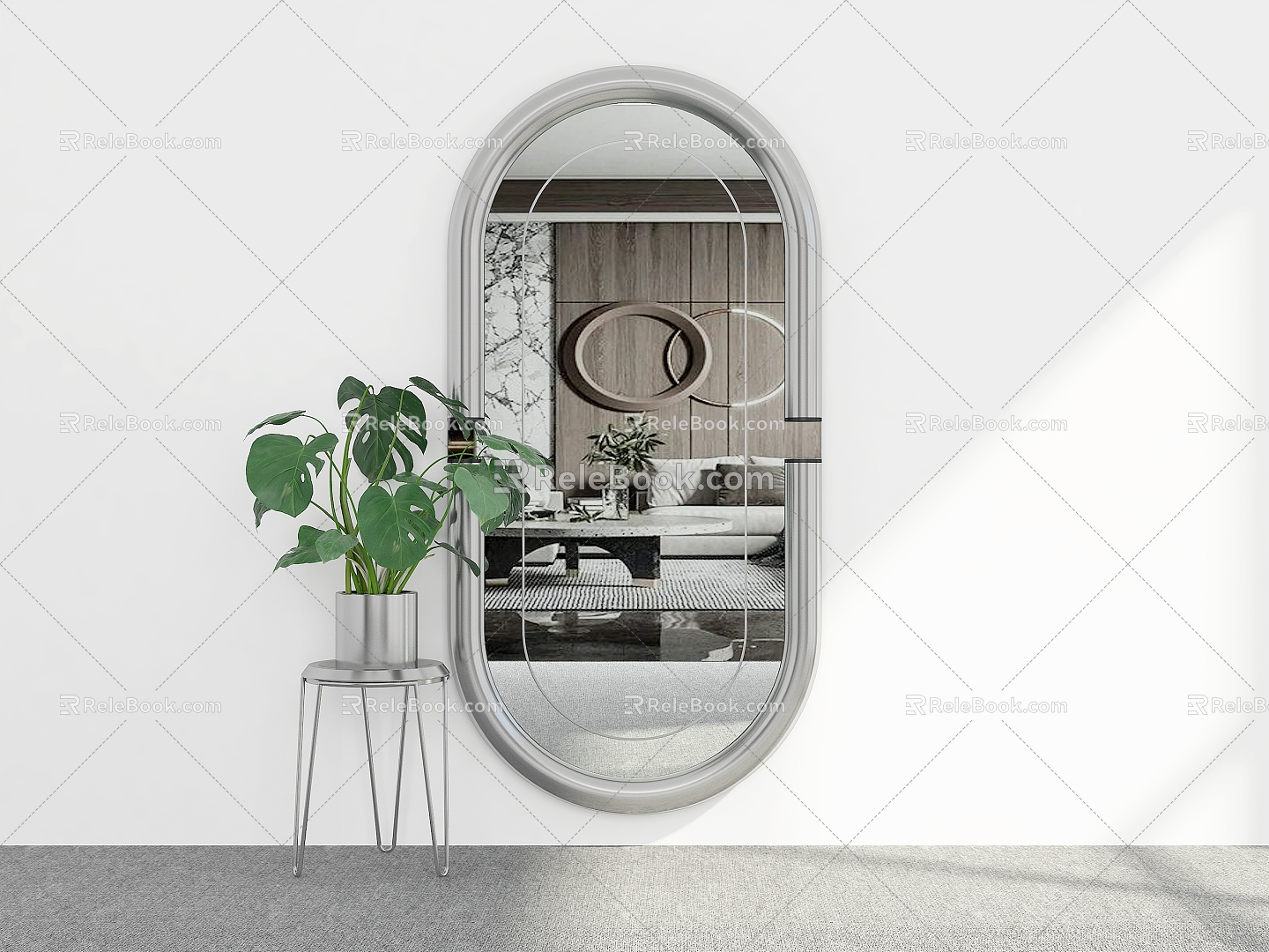 Mirror Mirror Pendant Mirror Decoration Full-length Mirror Fitting Mirror Decoration Mirror Hanging Mirror model