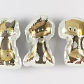 Transparent Inflatable Cartoon Character Toys With Three Unique Designs And Cute Styles