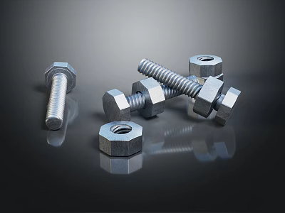 Durable Hardware Tools Including Bolts And Nuts For Construction Projects 3d model Durable Hardware Tools Including Bolts And Nuts For Construction Projects 3d model