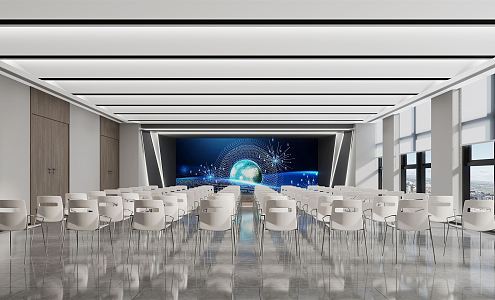 Modern Conference Room Large Conference Room 3d model