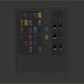 coin-operated vending machine vending machine vending machine vending machine kiosk 3d model
