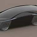 Two Futuristic Silver Concept Cars With Sleek Design On Orange Background