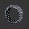 Modern tire tire wheel Volkswagen wheel hub 3d model