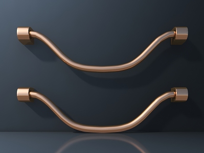 Handle door handle 3d model