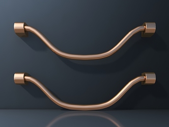 Handle door handle 3d model