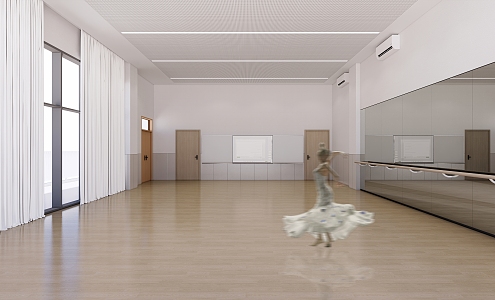 Dance Room 3d model