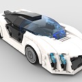 Lego Toys LEGO Blocks sports car Car Sedan Bugatti Veyron 3d model