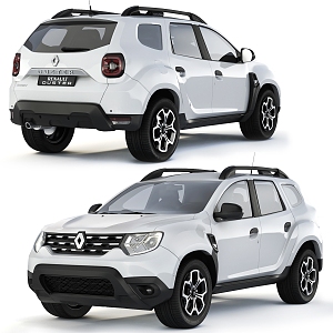 Renault Daster car off-road vehicle Renault Duster 3d model