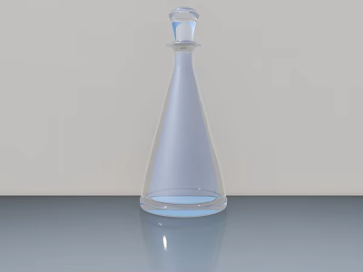 Sleek Modern Headphone Speaker With Transparent Design And Gray Base 3d model