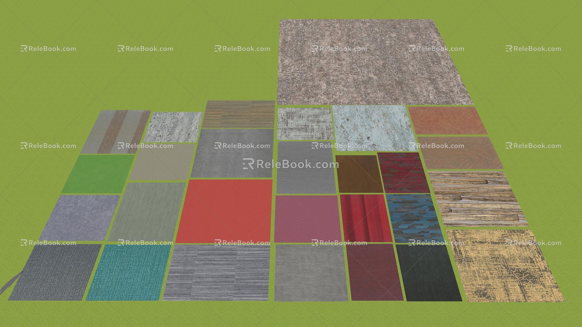 Modern Tile Wallpaper Decoration Materials Indoor Paving Tile Floor Tile Wall Tile 3d model