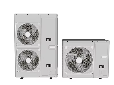 Xiaomi Air Conditioner Outdoor Units With Modern Design And Efficient Cooling System 3d model