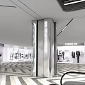 Modern Column Package Column Decoration 3d model