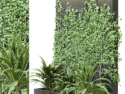 Modern Plant Wall model