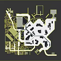 Future Architecture Urban Cityscape With Tall Modern Buildings And Green Connections