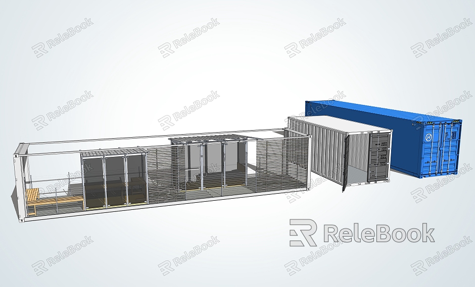 INDUSTRIAL LOFT CONTAINER HOUSING model