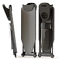 Functional Ironing Table with Foldable Stand Iron and Steam Press Station 3d model