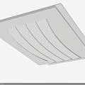 Modern White Ceiling Design With Linear Lines And Smooth Panel Architectural Details