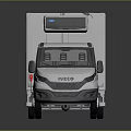 IVECO Refrigerated Truck With White Body And Cooling Unit For Commercial Cold Cargo Transportation