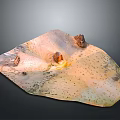 Modern Decorative Sculpture Art Piece With Irregular Shape And Colorful Texture For Interior Design