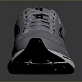 Brooks Gray Running Shoes With Breathable Mesh Upper And White Sole