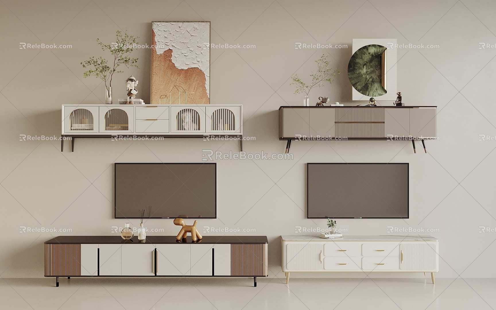 Modern TV Cabinet 3d model