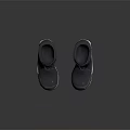 Gray High Top Casual Shoes With Velcro Straps And White Soles Design