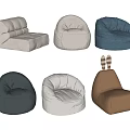 Comfortable Bean Bag Chairs With Various Styles And Colors For Living Room