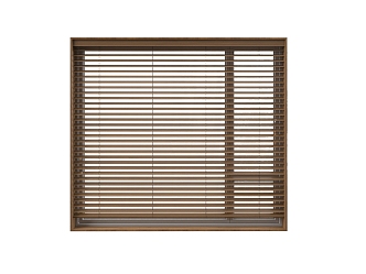 New Chinese-style Venetian Blinds Roller Blinds 3d model