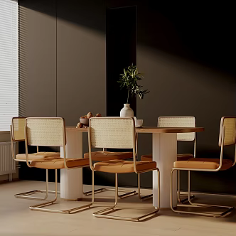 Modern table combination 3d model