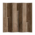 Silent log screen partition 3d model