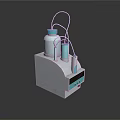 Advanced Organ And Hair Treatment Device With White Body And Blue Components