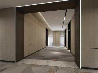 Modern Hotel Elevator 3d model