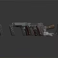 Modern Tactical Weapons Collection Featuring Handguns Rifles And Magazines