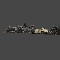 Scrap car 3d model