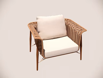 Modern Outdoor Chair Outdoor Seat 3d model