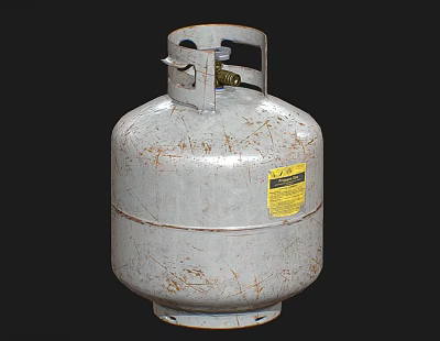 Gas tank iron tank 3d model Gas tank iron tank 3d model