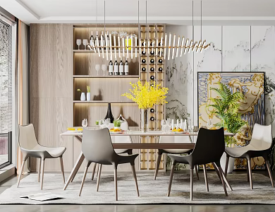 Modern Restaurant 3d model