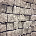 Modern Stone Block Cubic Granite Panel Stone Combination Landscape Stone Rock Block Gravel 3d model