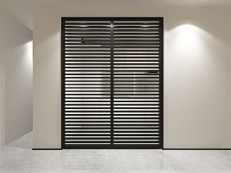 Modern sliding door 3d model