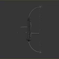 Crossbow Mechanical Crossbow Shift Bow and Arrow Shoot Far Equipment Weapons High-tech Crossbow 3d model