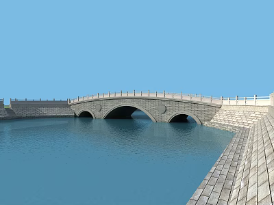 Chinese Bridge 3d model