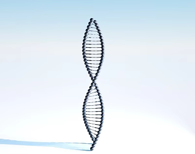 Modern DNA Technology Gene Chain Medical Element Human Genes 3d model