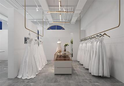 Modern Bridal Shop 3d model