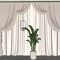 Jane's Curtain 3d model