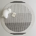 Modern Round Carpet 3d model